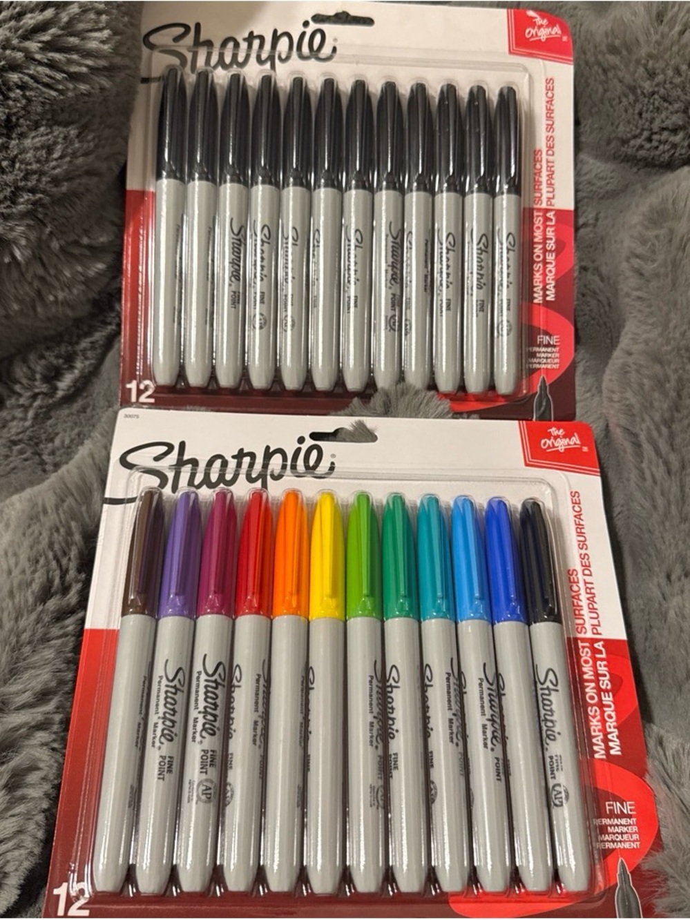 Sharpie 24 count Permanent Marker Set — Black & Assorted Colors